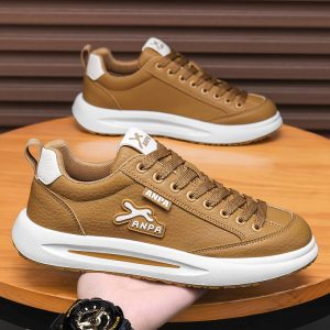 云逸8099-1秋季皮面休闲鞋38-45码+控价79.9元
