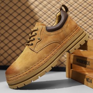 南风9608四季真皮休闲时尚工装靴大头皮鞋39-44运动码批