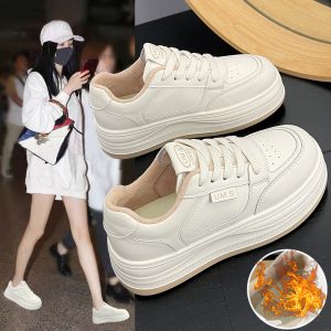 龙仔女鞋-6911M冬季加棉百搭休闲轻便防滑运动板鞋批48